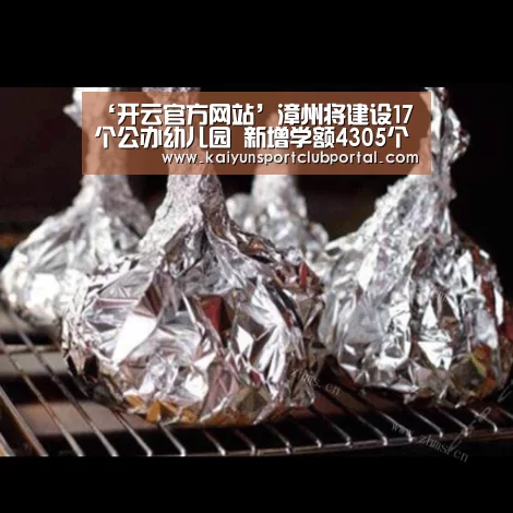 ‘开云官方网站’漳州将建设17个公办幼儿园 新增学额4305个(图4) 开云热门赛事